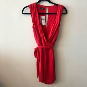 RED BEBE ROMPER NWT!